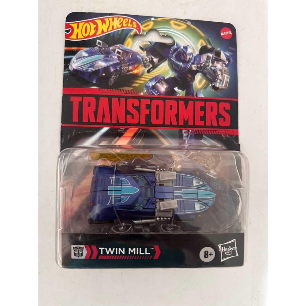 Hot Wheels Transformers 2025 Collaboration Twin Mill  Car Hasbro Damaged Box